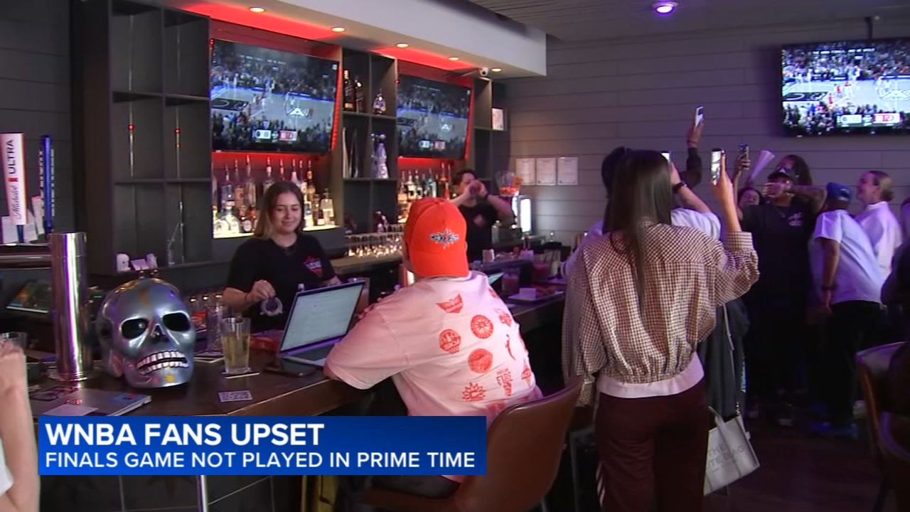 WNBA Finals' afternoon tip-off time sparks uproar
— ABC7 Chicago (WLS-TV)